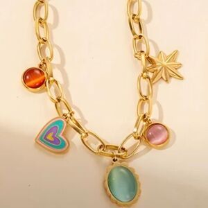 Boho Style Chic 18K Gold Plated Necklace